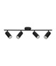 Ceiling Spotlight Black 4 Head Adjustable GU10 50W 70cm Ceiling Spotlight Black 4 Head Adjustable GU10 50W 70cm